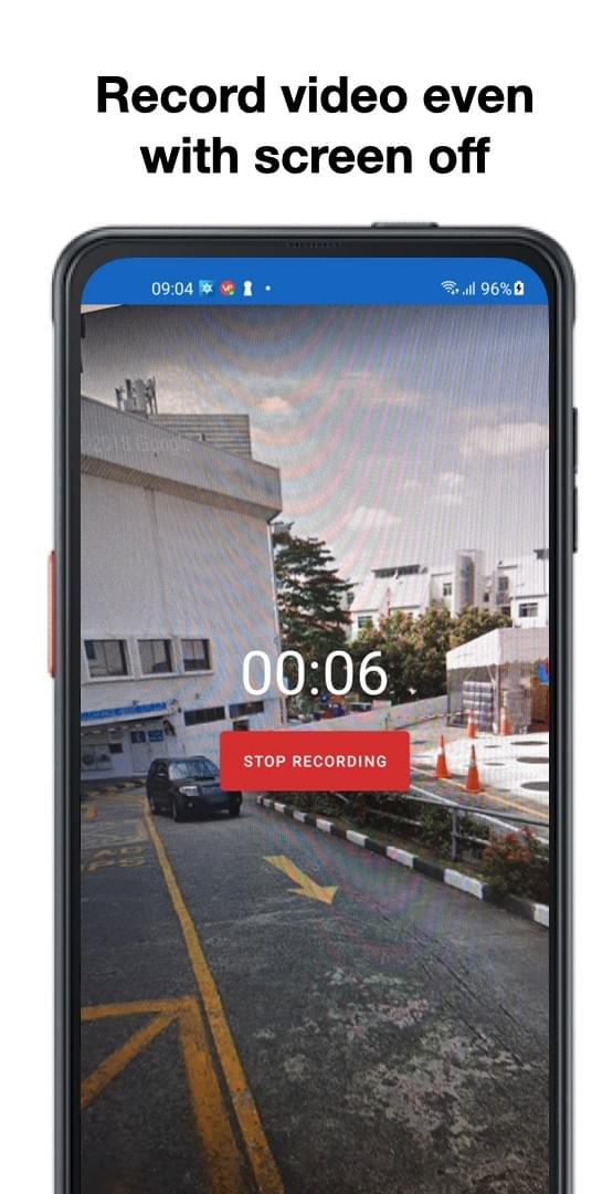 OliveCast live recording screen